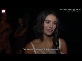 nina dobrev on nfw for marchesa fashion show big ass milf