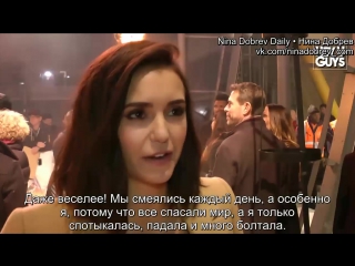 nina dobrev premiere interview [rus sub] big ass milf