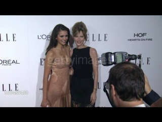 nina and robbie meyers at the 23rd annual elle women in hollywood