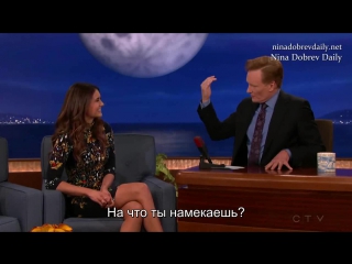 nina dobrev at conan o brien 11 05 2015 (rus sub) big ass milf