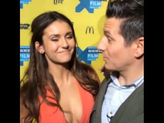 world premiere of thefinalgirls in sxsw with the stunning @ninadobrev @rcampanellietc bungyjumping rickandnina