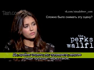 nina dobrev speaks russian in perks of being a wallflower interview big ass milf