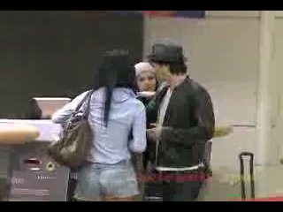 vampire diaries nina dobrev ian somerhalder depart lax together big ass milf