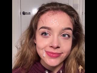 beauty facialized (sex, sperm, cumshot, face)